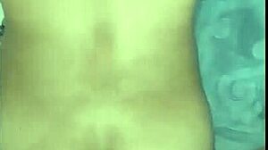 Latina Couple Enjoys Quick Moment Before Husband Arrives