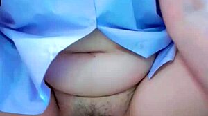 Thai teen rides hard in uniform after school! Creampie explosion!