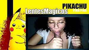 mexican college girl with glasses learns to suck dick and gets cumshot