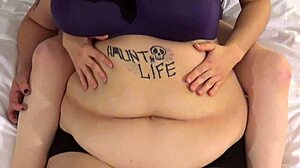 why do these two bbws love playing with each other's fat bellies so much?