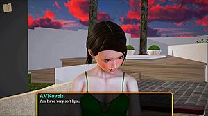My new family 315 explores redhead with small tits in game
