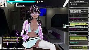 Athena Airis Masturbates In 3D Chaturbate Session