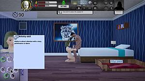 Time to get a pet in Cost of Survival Ep 6: Curvy character receives creampie from huge monster cock.