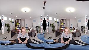 Naughty America: Abby Adams Teases In Office