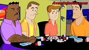 European Gay Brazilian Card Game Animation