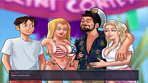 Intense dating game in summer saga