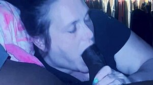 Monster Gumjob Ends with Insane Cumshot on Curvy Brunette!