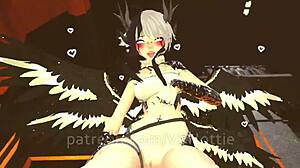 i'm warming up angel's big cock with a lap dance in the cabin