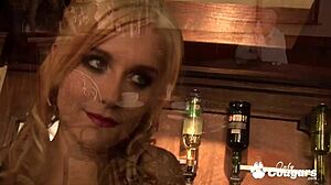 Milf Gets Fucked Face Down And Ass Up With Choking Deepthroat