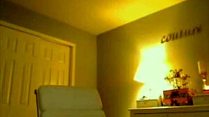 Hot busty blonde dances and strips on webcam, ripping clothes off.