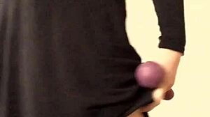 look at this beautiful british milf masturbating with toys