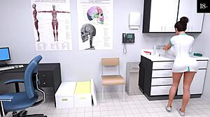 In this gameplay, my cute roommate masturbates to orgasm!