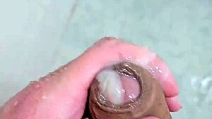 Brazilian twink enjoys a relaxing shower in the USA