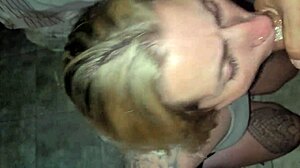 Blanquita receives lots of cum on her face!