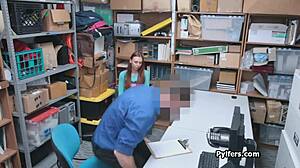 Czech Hottie Caught Spying And Pounded By Security