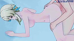 i creampie lumine keqing aether in genshin hentai