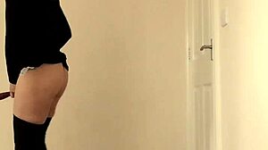 look at this beautiful british milf masturbating with toys