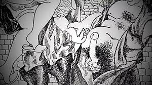 vintage erotic drawings