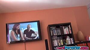 british bimbo with foxy curves riding a hard cock wild