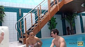 Free Spa Time Turns into Blowjob and Fucking for Cash