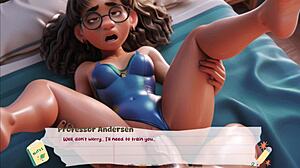 johannesgaming update, mrs anderson drilled us hard in sexy outfit