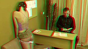 3D porn teen Vlaska punished with hard ass-fuck