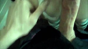 Teen with huge natural tits rides monster cock