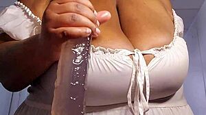 Wanna see these huge natural tits on curvy babe?