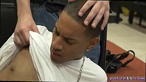 Have you seen the police gay kiss? The suspect gets apprehended for the first time.