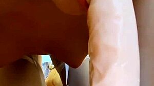 blonde girl masturbating her ass with toys and vibrator until she comes hard