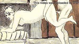 Wow, vintage erotic drawings in wild hentai style! How do these retro anime comics turn you on?