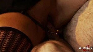 Watch this hot foursome in the alley?