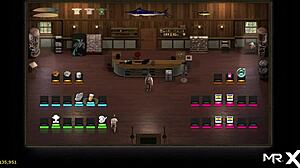 Naomi poses nude in game