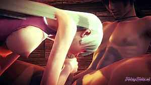 Elizabeth Liones From Seven Deadly Sins Getting Blowjob And Fucked In Hentai