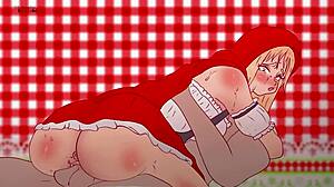 Little Red Riding Hood Shames Pervert For Tree Bang In Hentai Parody!
