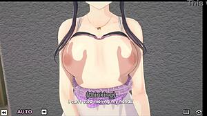 Special harem class with Violet in wild 3D cartoon classroom action.