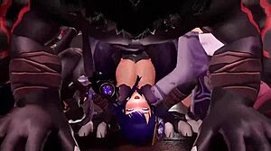 雷电将军群交场景