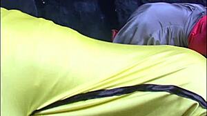 I wished my stepsister happy birthday. Then I filled her tight pie with cum in pov massage sex.