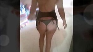 Amoul in satin panties gets fucked doggy style with dirty talk 😈