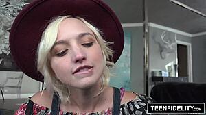 teenfidelity's hardcore pov with eliza jane is so intense, she gives amazing blowjob and creampie 😍