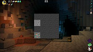 Hornycraft Hentai Parody with Alex’s Tight Pussy in Double Creampie