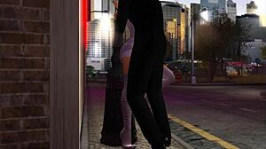 We rushed home after the party in our thongs