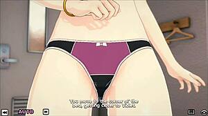 Special harem class with Violet in wild 3D cartoon classroom action.