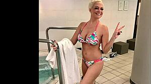 Hey, check Daniela Katzenberger in this sexy German jerk-off challenge!