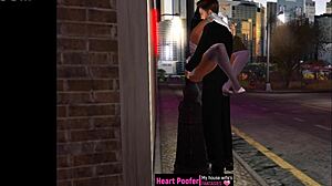 We rushed home after the party in our thongs