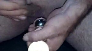 Delicious insertion with dildo 😋