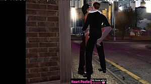 We rushed home after the party in our thongs