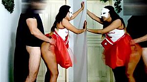 Zorro and the naughty nurse in fantasy sex