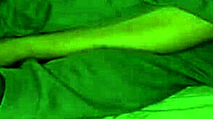 Hot girl with big breasts relaxes on a cold night