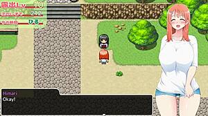 getting a sexy red bikini from another girl in rural exhibitionist part 2